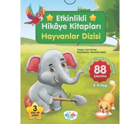 Hayvanlar Dizisi - Etkinlikli Hikaye Kitapları (4 Kitap Takım) Hayvanlar Dizisi - Etkinlikli Hikaye Kitapları (4 Kitap Takım)