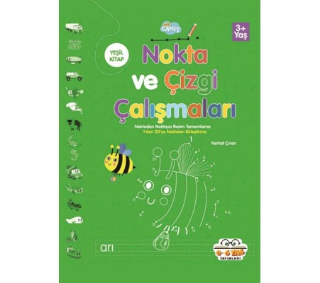 Nokta ve Çizgi Çalışmaları Yeşil Kitap