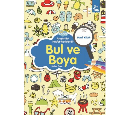 Bul ve Boya Mavi Kitap Bul ve Boya Mavi Kitap