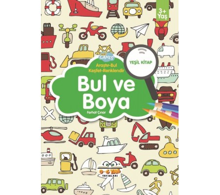 Bul ve Boya Yeşil Kitap Bul ve Boya Yeşil Kitap