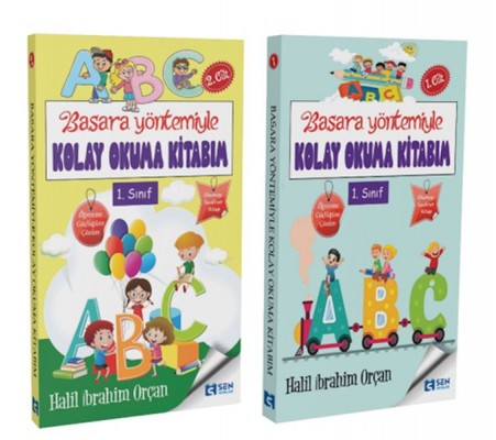 Basara Yöntemiyle Kolay Okuma Kitabım 1-2 Cilt Set Basara Yöntemiyle Kolay Okuma Kitabım 1-2 Cilt Set