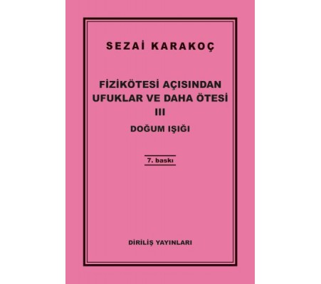 Fizikötesi Açısından Ufuklar ve Daha Ötesi 3