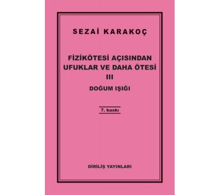 Fizikötesi Açısından Ufuklar ve Daha Ötesi 3