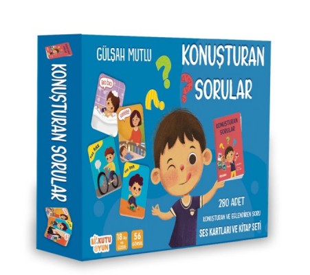Konuşturan Sorular - Ses Kartları ve Kitap Seti Konuşturan Sorular - Ses Kartları ve Kitap Seti