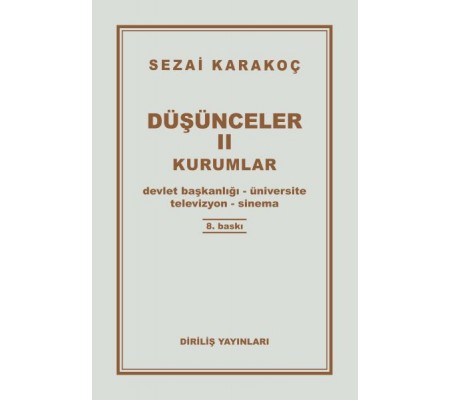 Düşünceler 2 - Kurumlar