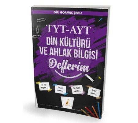 Pelikan TYT AYT Din Kültürü ve Ahlak Bilgisi Defterim