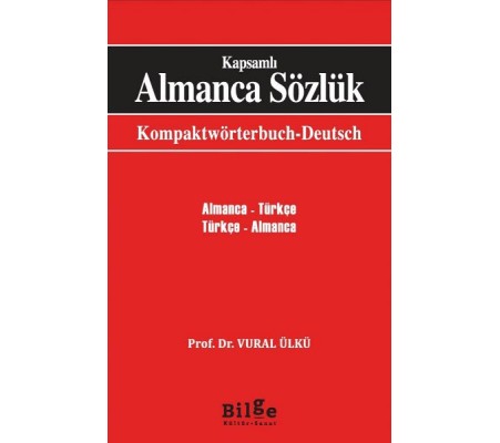 Kapsamlı Almanca-Türkçe, Türkçe-Almanca Sözlük