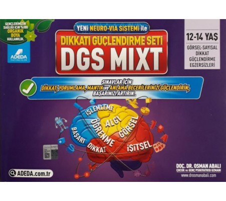 Dikkati Güçlendirme Seti Mıxt 12-14 Yaş