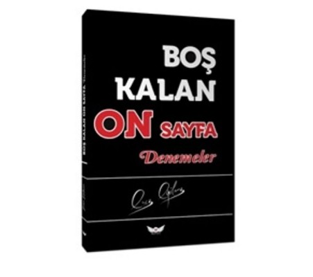 Boş Kalan On Sayfa Denemeler