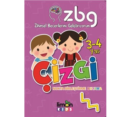 Zihinsel Becerilerimi Geliştiriyorum 3-4 Yaş Çizgi Zihinsel Becerilerimi Geliştiriyorum 3-4 Yaş Çizgi