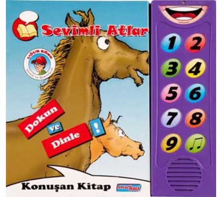 Sevimli Atlar Dokun ve Dinle Konuşan Kitap Sevimli Atlar Dokun ve Dinle Konuşan Kitap
