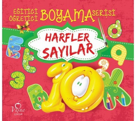 Eğitici Öğretici Boyama Serisi - Harfler Sayılar Eğitici Öğretici Boyama Serisi - Harfler Sayılar