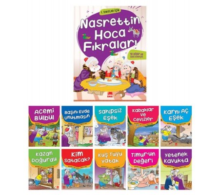 Nasrettin Hoca Fıkraları(10 Kitap+Soru Kitapçığı) Nasrettin Hoca Fıkraları(10 Kitap+Soru Kitapçığı)
