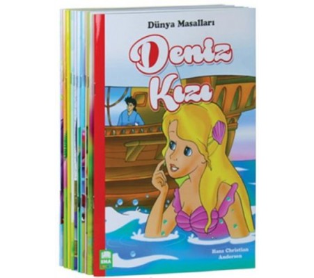 Dünya Masallar Seti 1.ve 2. Sınıflar İçin Eğik El Yazılı - (10 Kitap Takım Büyük Boy) Dünya Masallar Seti 1.ve 2. Sınıflar İçin Eğik El Yazılı - (10 Kitap Takım Büyük Boy)