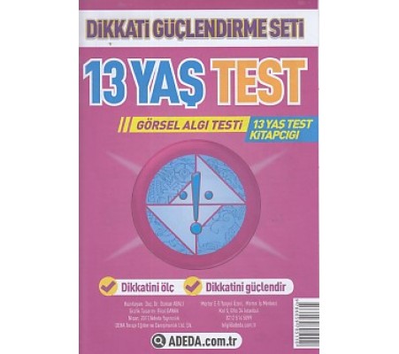 Dikkati Güçlendirme Seti Yaprak Test 13 Yaş