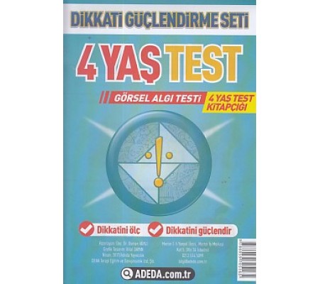 Dikkati Güçlendirme Seti Yaprak Test 4 Yaş