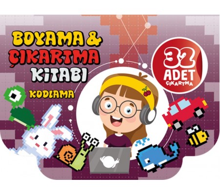 Boyama Ve Çıkartma Kitabı Kodlama Boyama Ve Çıkartma Kitabı Kodlama
