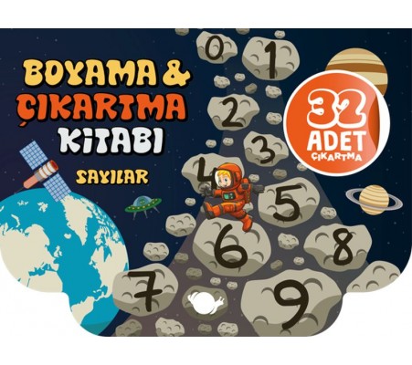 Sayılar Boyama ve Çıkartma Kitabı Sayılar Boyama ve Çıkartma Kitabı