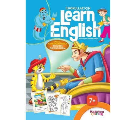 İlkokullar İçin Learn English - Mavi İlkokullar İçin Learn English - Mavi
