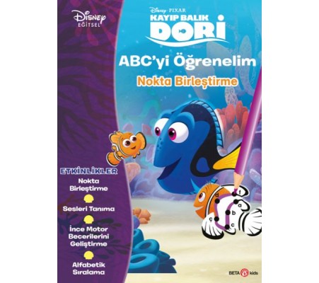 Disney Eğitsel Dori ABC’yi Öğrenelim Nokta Birleştirme Disney Eğitsel Dori ABC’yi Öğrenelim Nokta Birleştirme