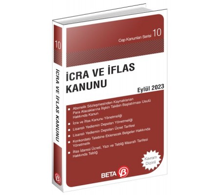 Cep 10 - İcra ve İflas Kanunu Cep 10 - İcra ve İflas Kanunu