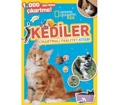 National Geographic Kids Kediler Çıkartmalı Faaliyet Kitabı National Geographic Kids Kediler Çıkartmalı Faaliyet Kitabı
