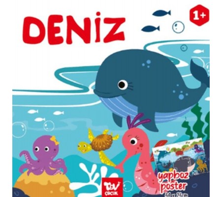 Yapboz Poster Kitap Deniz