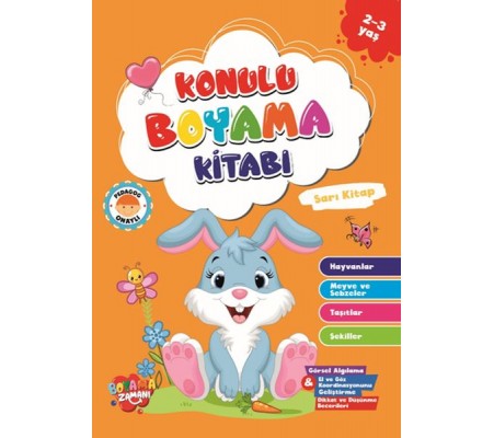 Konulu Boyama - Sarı Kitap
(2-3 Yaş) Konulu Boyama - Sarı Kitap
(2-3 Yaş)