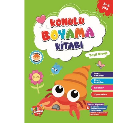 Konulu Boyama - Yeşil
Kitap (5-6 Yaş) Konulu Boyama - Yeşil
Kitap (5-6 Yaş)