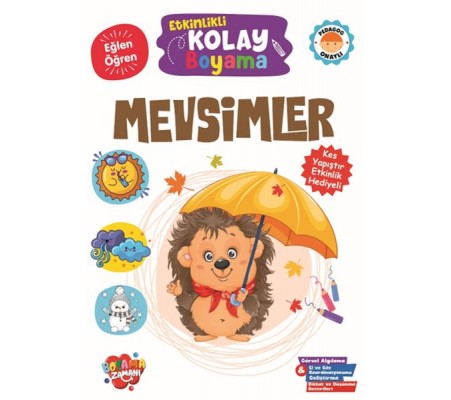 Etkinlikli Kolay Boyama -Mevsimler Etkinlikli Kolay Boyama -Mevsimler