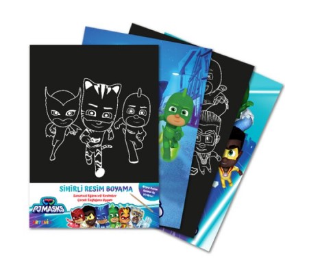 Pjmasks Sihirli Resim Boyama – Ahşap Kalem Hediyeli Pjmasks Sihirli Resim Boyama – Ahşap Kalem Hediyeli