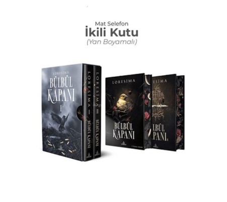 Bülbül Kapanı İkili Kutu - Yan Boyamalı