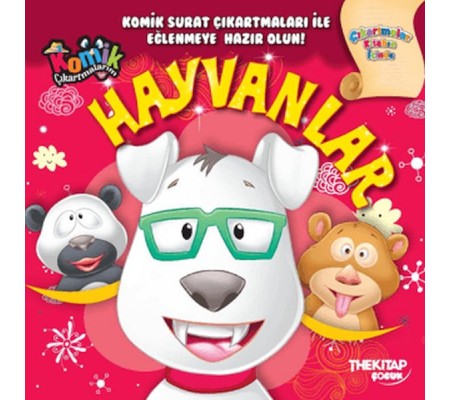 Komik Çıkartmalarım Hayvanlar Komik Çıkartmalarım Hayvanlar