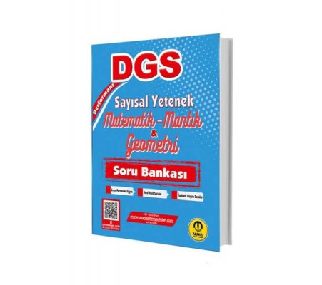 Tasarı Yayınları 2025 DGS Sayısal Yetenek Matematik Mantık Geometri Soru Bankası