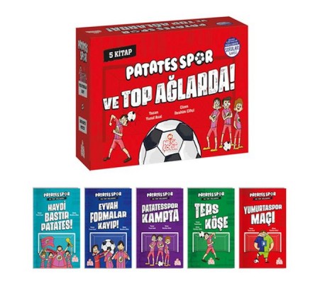 Patatesspor Ve Top Ağlarda (5 Kitap+Soru Kitapçığı) Patatesspor Ve Top Ağlarda (5 Kitap+Soru Kitapçığı)