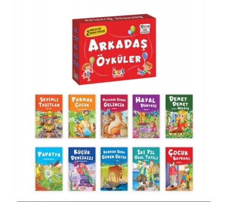 Arkadaş Öyküler - (10 Kitap+Soru Kitapçığı) Arkadaş Öyküler - (10 Kitap+Soru Kitapçığı)