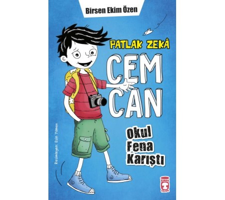 Patlak Zekâ Cemcan - Okul Fena Karıştı (Fleksi Cilt)
