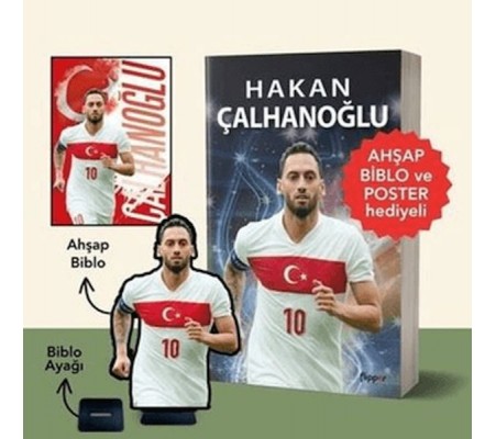 Hakan Çalhanoğlu - Ahşap Biblo ve Poster Hediyeli! Hakan Çalhanoğlu - Ahşap Biblo ve Poster Hediyeli!