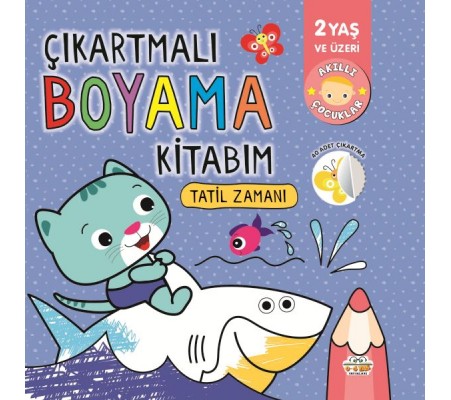 Çıkartmalı Boyama Kitabım-Tatil Zamanı
