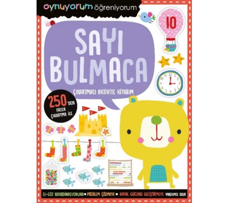 Oynuyorum Öğreniyorum – Sayı Bulmaca  Çıkartmalı Aktivite Kitabım