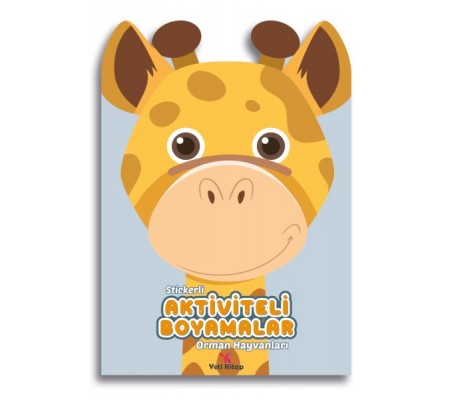 Stickerli Aktivite ve Boyamalar Orman Hayvanları Stickerli Aktivite ve Boyamalar Orman Hayvanları