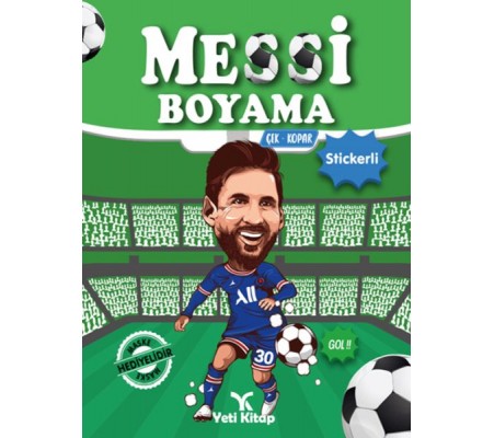 Messi Boyama Kitabı Messi Boyama Kitabı