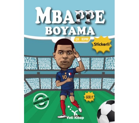 Mbappe Boyama Kitabı Mbappe Boyama Kitabı