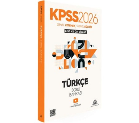 KPSS Türkçe Soru Bankası 2026