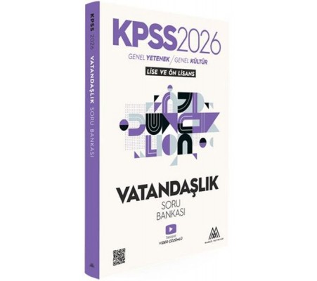 KPSS Vatandaşlık Soru Bankası 2026