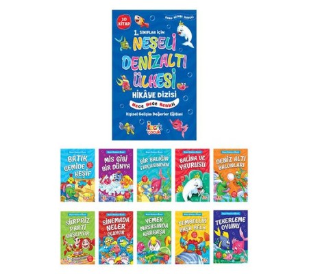 Neşeli Denizaltı Ülkesi(10 Kitap) Neşeli Denizaltı Ülkesi(10 Kitap)