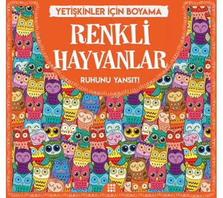 Renkli Hayvanlar - Yetişkinler İçin Boyama