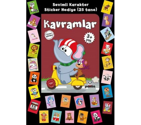 Stickerlı 3+ Yaş Kavramlar Stickerlı 3+ Yaş Kavramlar