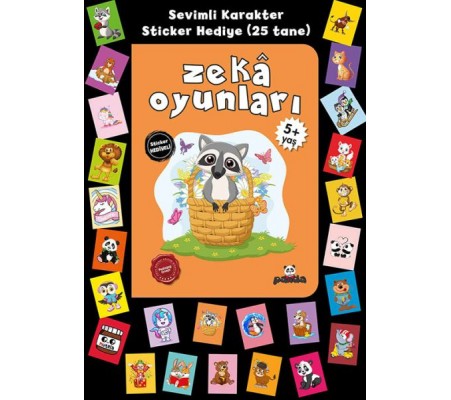Stickerlı 5+ Yaş Zekâ Oyunları Stickerlı 5+ Yaş Zekâ Oyunları