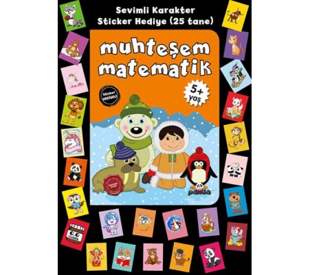 Stickerlı 5+ Yaş Muhteşem Matematik Stickerlı 5+ Yaş Muhteşem Matematik